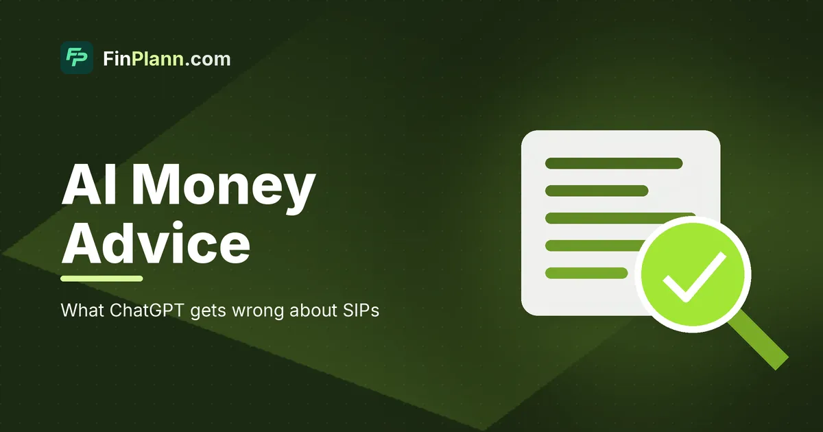 AI Financial Planner India 2026: What ChatGPT Gets Wrong About SIPs