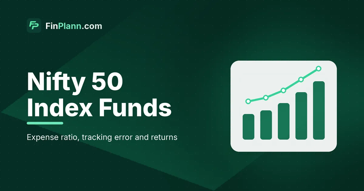 Best Nifty 50 Index Funds (Direct Growth) 2026 — Expense Ratio, Tracking Error and Returns Compared
