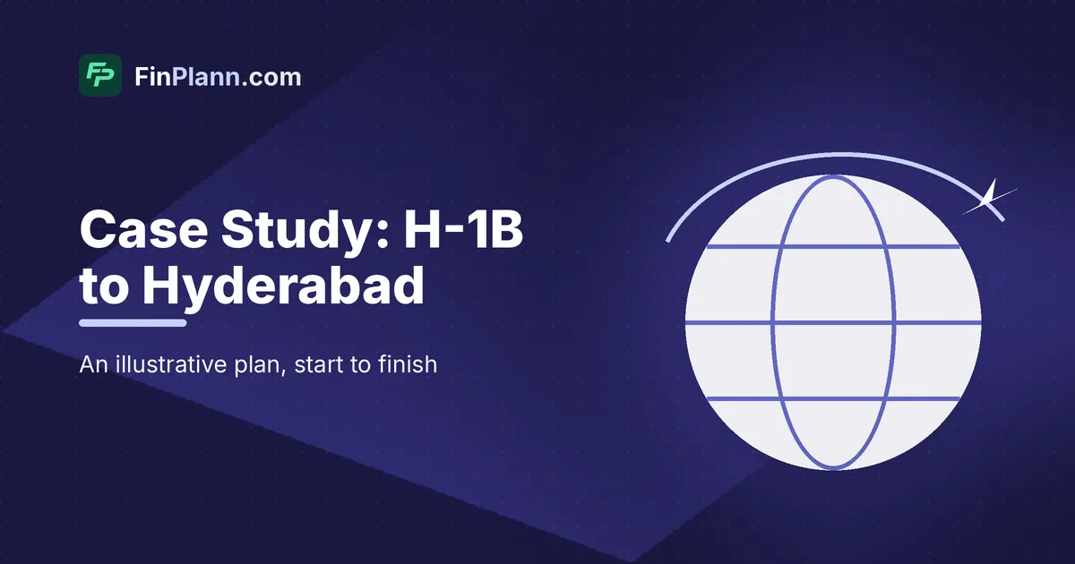 Case Study: An H-1B Family Returning to India (Illustrative Plan in FinPlann)
