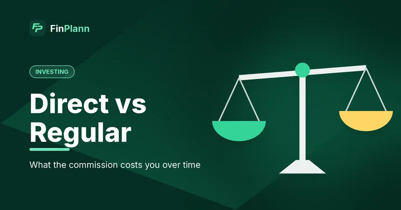 Direct vs Regular Mutual Funds: How a 1% Fee Costs You Lakhs