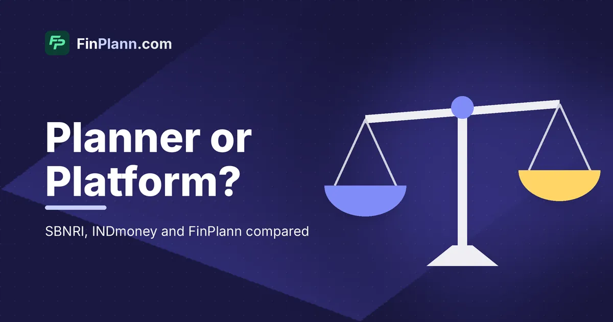FinPlann vs SBNRI vs INDmoney: Which Is Right for NRIs? (2026)