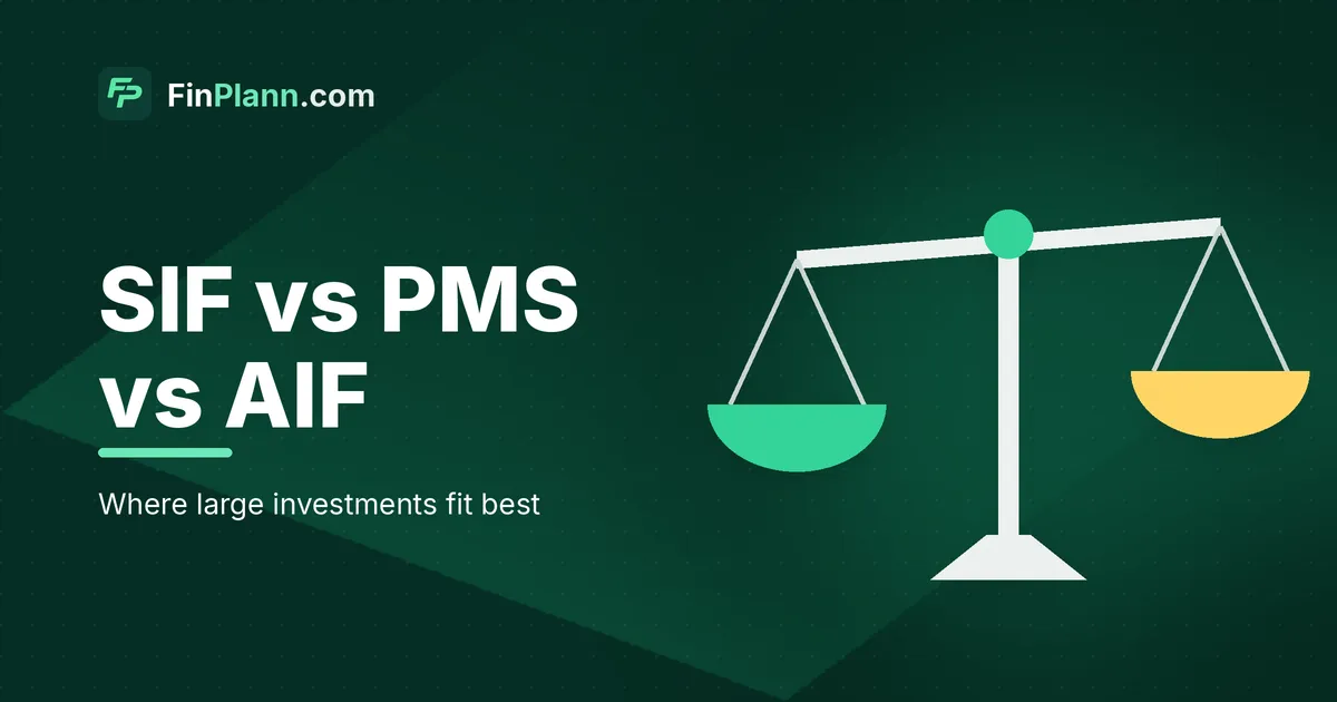 SIF vs PMS vs AIF vs Mutual Fund (2026): Minimums, Fees, Tax and Liquidity Compared