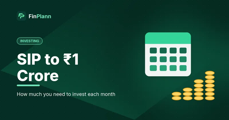 SIP to Become a Crorepati: How Much per Month for ₹1 Crore, and How Long It Really Takes
