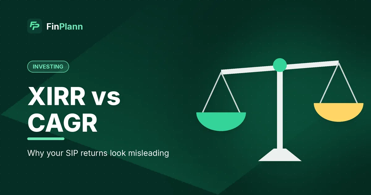 XIRR vs CAGR: Why Your SIP Returns Can Look Wrong for Years